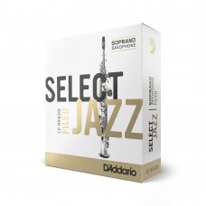 D'Addario Jazz Select Filed Soprano Saxophone Reeds - Box 10